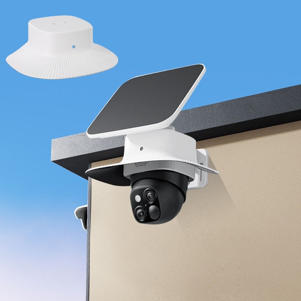 Eufy Camera S340 - ฝาครอบกล้องรักษาความปลอดภัยสีขาว ฝาครอบกันฝุ่นแบบติดผนัง ฝาครอบกันฝนและแดด ฝาครอบป้องกันรังสียูวีสำหรับยูฟี่ S340