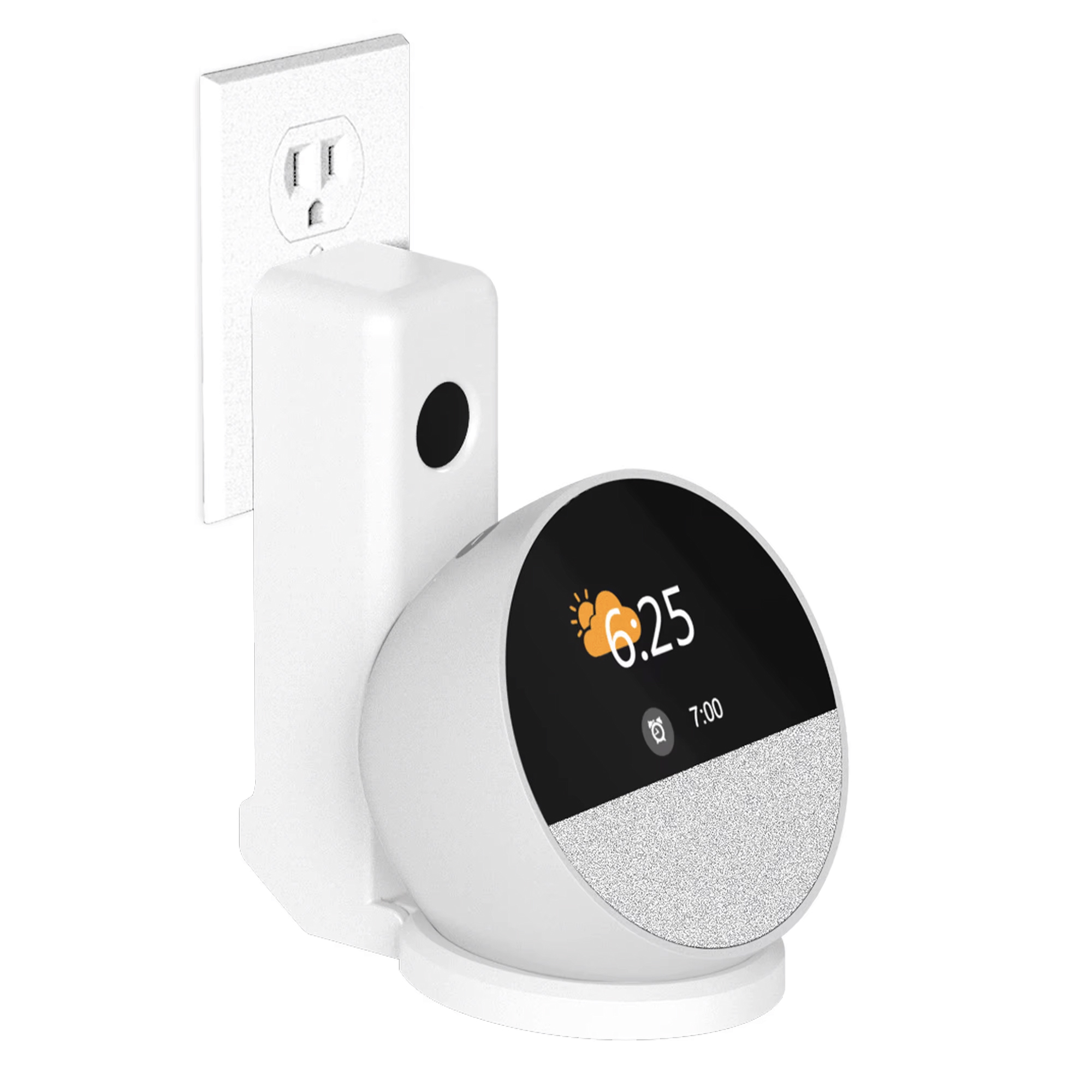 Amazon Speaker Echo Pop - ที่ยึดติดผนังสำหรับอีโคดอท เจน 5 | การจัดการสายเคเบิลประหยัดพื้นที่ ดีไซน์ป้องกันเด็กและสัตว์เลี้ยง