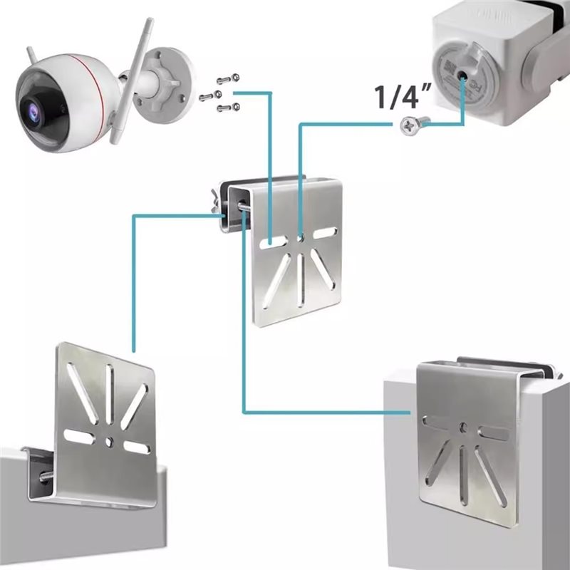 ขายึดรางน้ำ T24C 3 ชิ้น ใช้ได้ - Eufy Camera S340 บทวิจารณ์และราคา